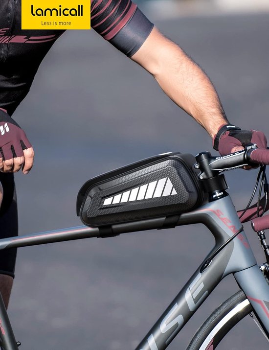 sacoche de cadre, étanche, sacoche de vélo, support de téléphone, sacoche de vélo