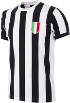 COPA - Juventus FC 1952 - 53 Retro Voetbal Shirt - XL - Zwart; Wit