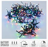 Cluster éclairage 192 LED - Éclairage de Noël- 1,4m - multicolore - Batterie - Fonctions d'éclairage - Mémoire - Minuterie