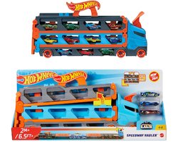 foto van Hot Wheels Speedway Oplegger Speelset - Speelgoedvoertuig 4+