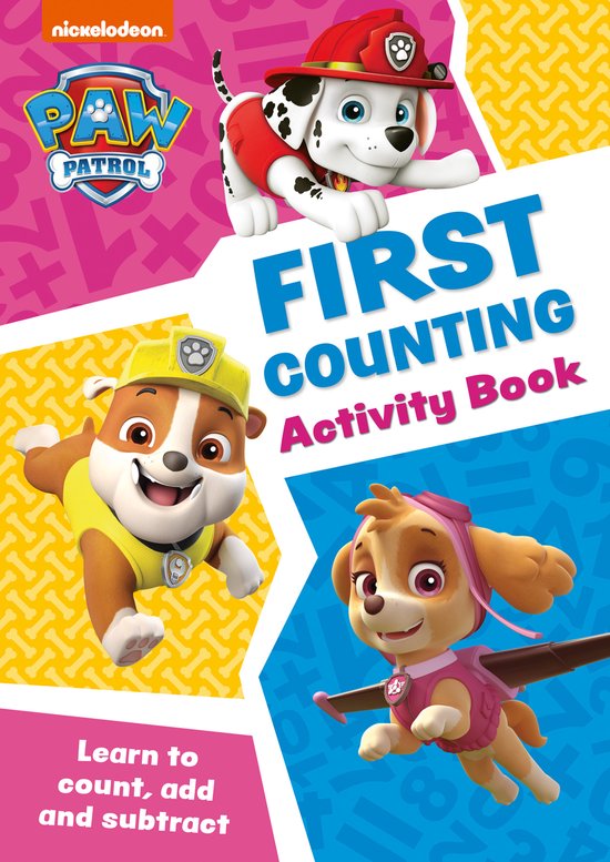 Paw Patrol- PAW Patrol First Counting Activity Book - cover