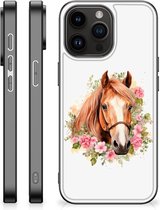 Dierenprint Telefoonhoesje Geschikt voor iPhone 15 Pro Max Paard