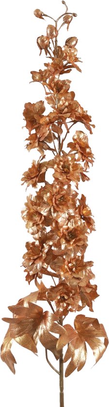 Viv! Home Luxuries Ridderspoor extra groot - zijden bloem - goud - 102cm