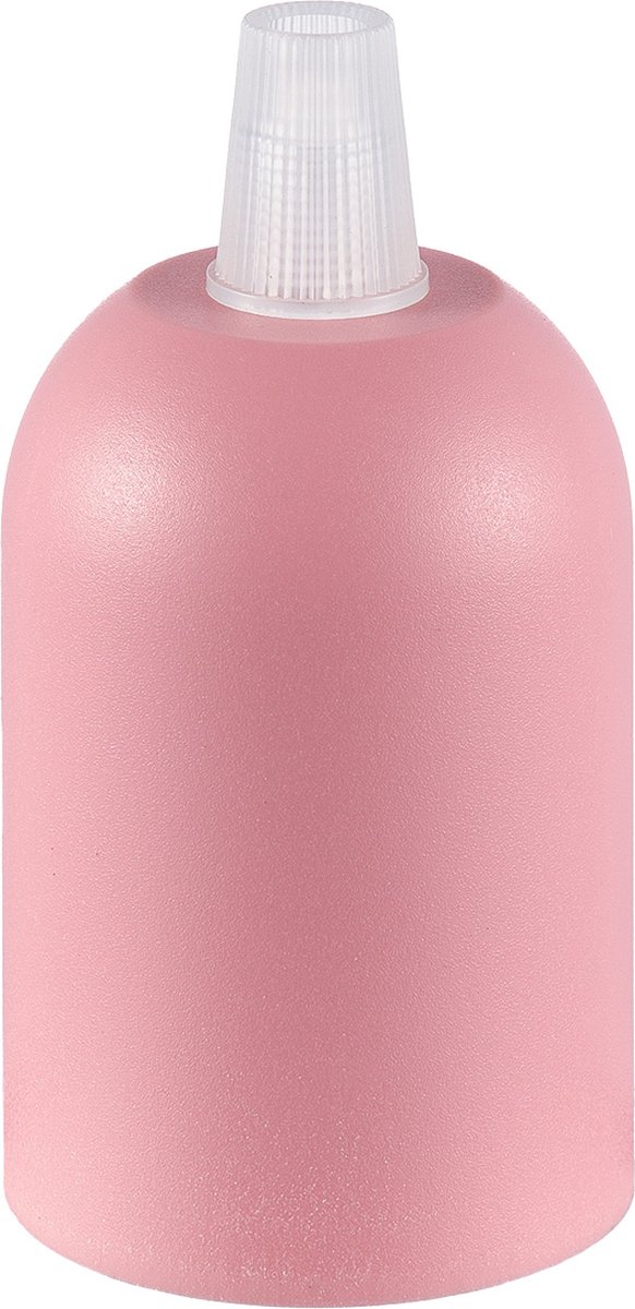 Home Sweet Home - DIY lamphouders - Lamponderdelen - ø4.4 x 8.5 cm - E27 - Roze - Cilinder - Ontworpen voor Hanglampen, Wandlampen
