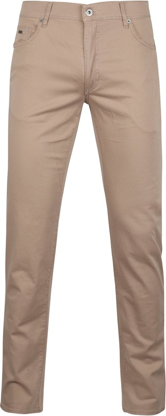 Brax - Pantalon Brax Cadiz Beige - Regular fit - Pantalon Homme taille W 35 - L 34