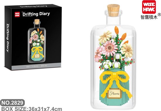 LEGO Botanicals Het mooie boeket roze bloemen – bouwset voor volwassenen – kunstplanten waaronder rozen en eucalyptus – decoratie voor binnen – cadeau-idee voor Moederdag 10342