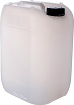 Jerrycan 20 liter – handig stapelbaar – UN gekeurd – voor water en gevaarlijke vloeistoffen – inclusief dop – totaal te legen