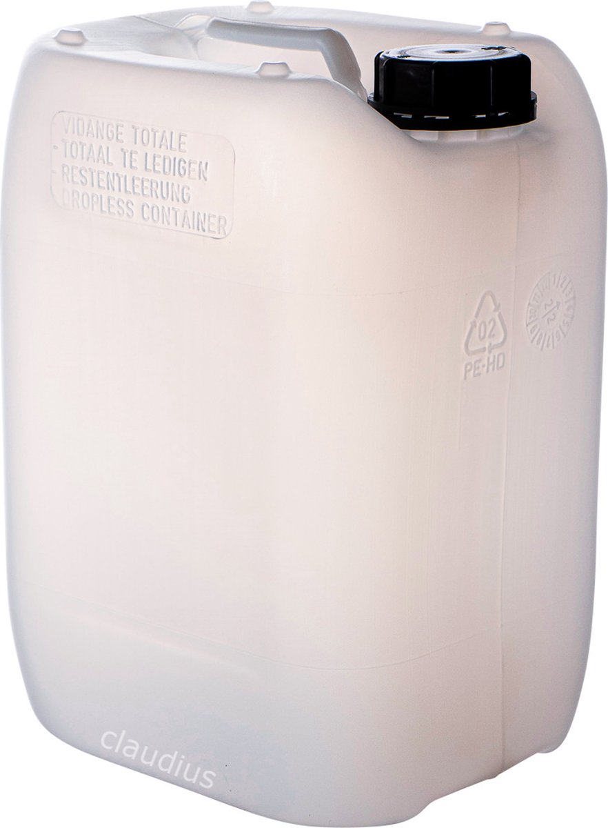 Jerrycan 10 liter | geschikt voor water | UN gekeurd | benzine | handig stapelbaar | food grade | inclusief dop | totaal te legen | noodpakket