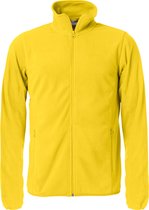 Clique Basic Micro Fleece Jacket Lemon maat XXL