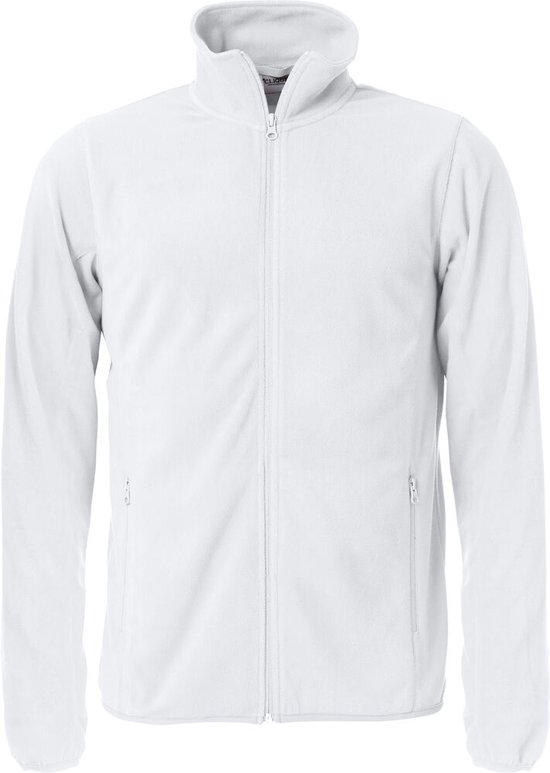 Clique Basic Micro Fleece Jacket Wit maat 3XL