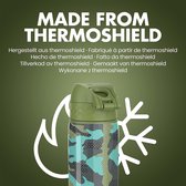 100% lekvrije dubbelwandige ThermoShield isolatie houdt uw drankje urenlang op de perfecte temperatuur.