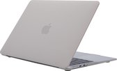 Mobigear - Laptophoes geschikt voor Apple MacBook Air 15 Inch (2023-2024) Hoes Hardshell Laptopcover MacBook Case | Mobigear Cream Matte - Rock Grey - Model A2941 | Grijs