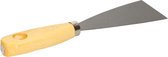 Couteau à mastic Bruder Mannesmann - largeur de travail 40 mm - acier affûté conique - manche en bois