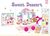 Magasin de bonbons Roos Étal de marché avec des bonbons magasin de jouets desserts chariot de crème glacée