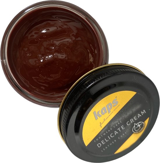 Kaps Shoe Cream - cirage - prend soin du cuir et donne de la brillance - (180) Chocolat - 50ml