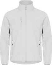 Clique Classic Softshell Jacket Wit maat XS