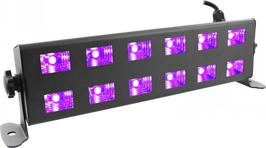 Boomtone DJ UV Ledbar 12x1W Blacklight