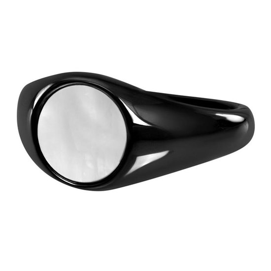 iXXXi-Fame-Luna Round-Zwart-Dames-Ring (sieraad)-16mm
