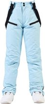 Gym Revolution - Pantalon de ski femme - Combinaison de ski femme - Pantalon de ski softshell - Bleu clair taille M