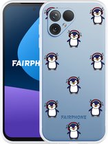 Cazy Hoesje geschikt voor Fairphone 5 Penguin Chillin