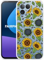 Cazy Hoesje geschikt voor Fairphone 5 Sunflowers