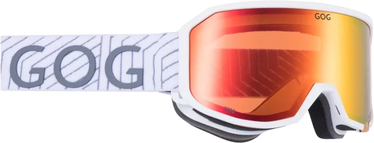 ZERO - Skibril - Snowboard - Mat Wit - Maat one size - Unisex
