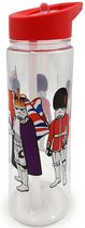 Waterfles/Drinkbeker - The Original Stormtrooper Guards London Rood - Ecozen - 550ml & Flip Straw - 23x8x6,5cm
