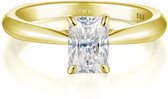 Lustra – Radiant Solitair Moissanite Ring - 0.7 karaat