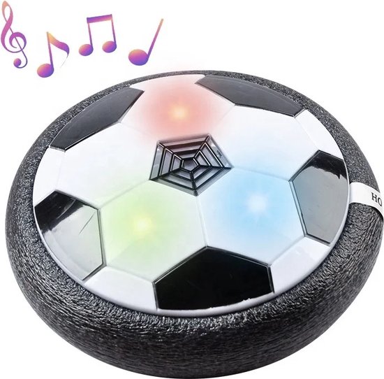 Blossombel Hover Ball met LED verlichting en muziek - Binnen Voetbal - Air Power Football - Speelgoed- met gratis schroevendraaier + 4 batterijen