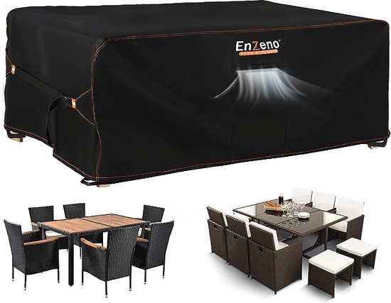Hoezen voor tuinmeubelen, buitenhoes, tuinmeubelset hoezen van 85 x 50 x 55 cm / l x b x h waterdichte hoezen rotan tuinmeubelhoezen voor terrasset, bistrobank