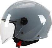 Mogi Products - ECE 22.06 Goedgekeurde Scooterhelm-Maat L – Jethelm – Hoofd Omtrek 59/60 CM - Brommer Helm -