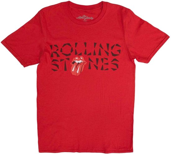 The Rolling Stones - Hackney Diamonds Shard Logo Heren T-shirt - XL - Rood