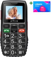 Artfone - C1 - Inclusief Simkaart - Senioren Mobiele Telefoon - SOS functie - Grote knoppen - Valbescherming- Mobiele Senioren GSM