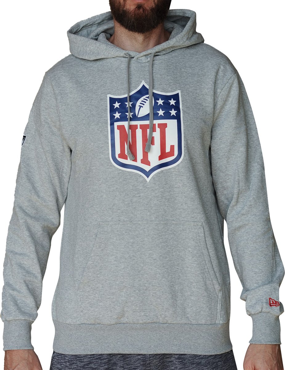 New Era NFL Generic Logo Hoodie 60416768, Mannen, Grijs, Sweatshirt, maat: M