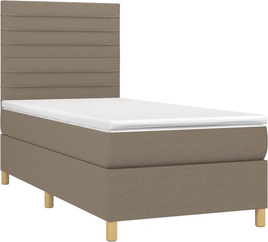 vidaXL-Boxspring-avec-matelas-tissu-taupe-80x200-cm
