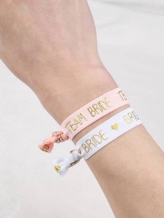 Bracelets Team Bride - Set de 11 pièces pour enterrement de vie de jeune fille - Future mariée - Bracelets de Festival - Décoration d'enterrement de vie de jeune fille - Thema- Fête - Enterrement de vie de jeune fille par Heble®