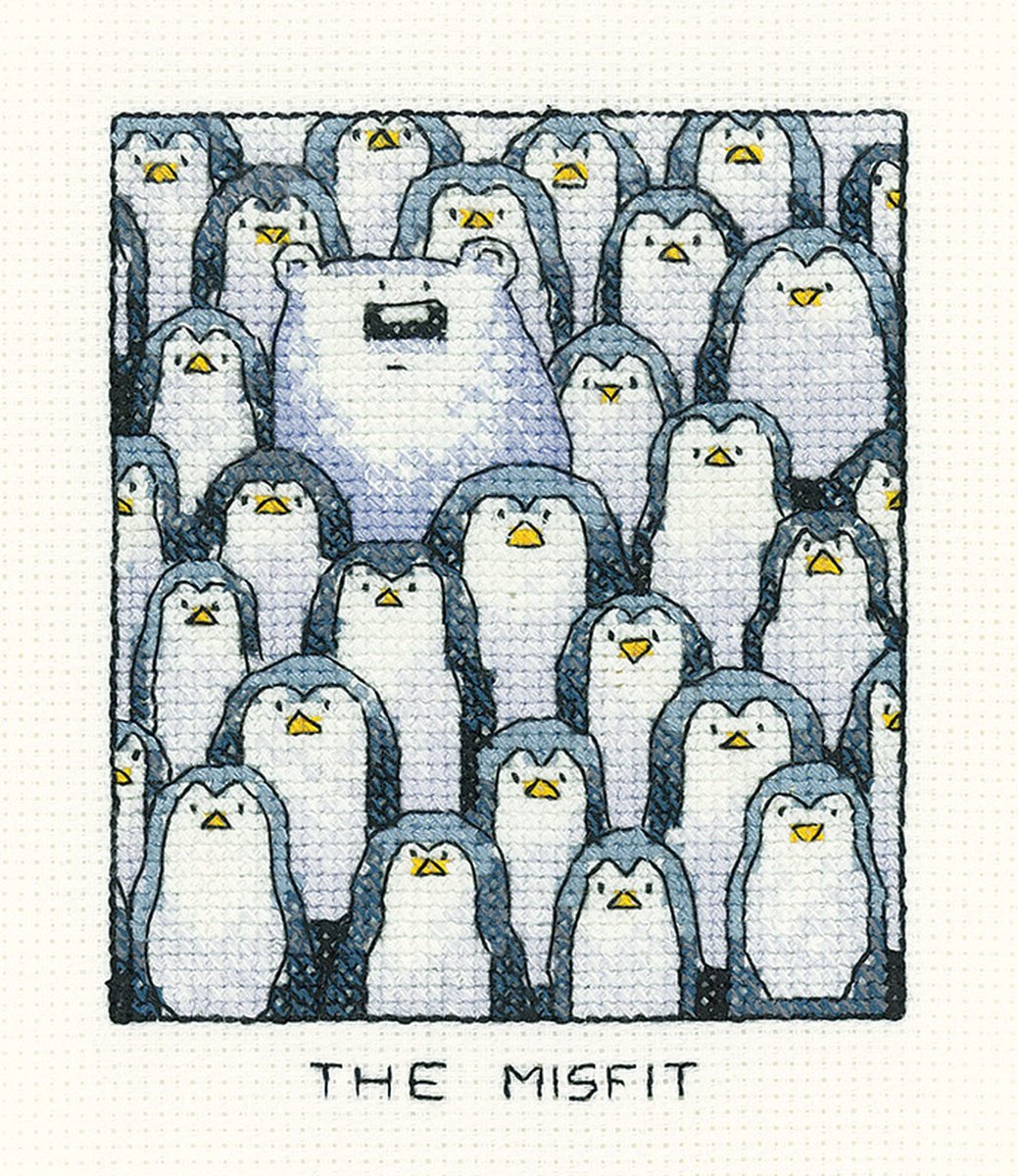 Heritage Crafts The Misfit borduren (pakket) 1527A