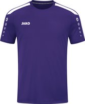 Jako Power Shirt Korte Mouw Kinderen - Paars | Maat: 116