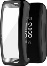 By Qubix Coque en TPU Fitbit Inspire 3 (entièrement protégée) - Zwart