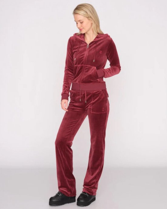 Juicy Couture Robertson classic hoodie with pants Tawny port L/M