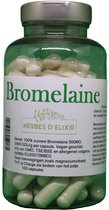 Herbes D'elixir | Bromelaine capsules | 500mg per capsules | 100 stuks | 2400 GDU/g per capsule | 100% natuurlijk | Vegan
