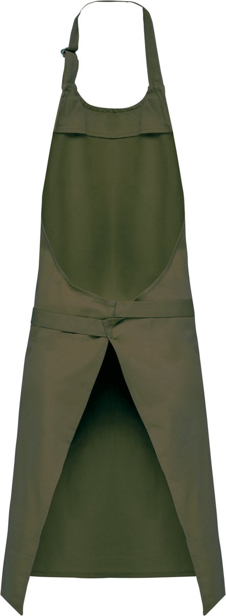Schort/Tuniek/Werkblouse Unisex One Size Kariban Light khaki 100% Katoen