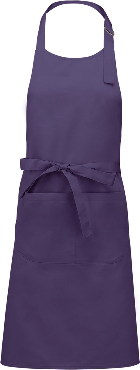 Schort/Tuniek/Werkblouse Unisex One Size Kariban Purple 35% Katoen, 65% Polyester