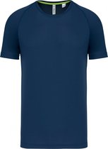 SportT-shirt Heren XS Proact Ronde hals Korte mouw Sporty Navy 100% Polyester