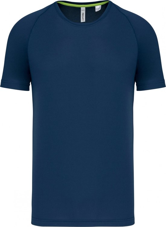 SportT-shirt Heren 3XL Proact Ronde hals Korte mouw Sporty Navy 100% Polyester