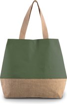 Tas One Size Kimood Dusty Light Green / Natural 100% Polyester