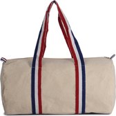 Sac Homme Taille Unique Kimood Natural / Rayé Reflex Blue / White / Rouge Français 100% Katoen