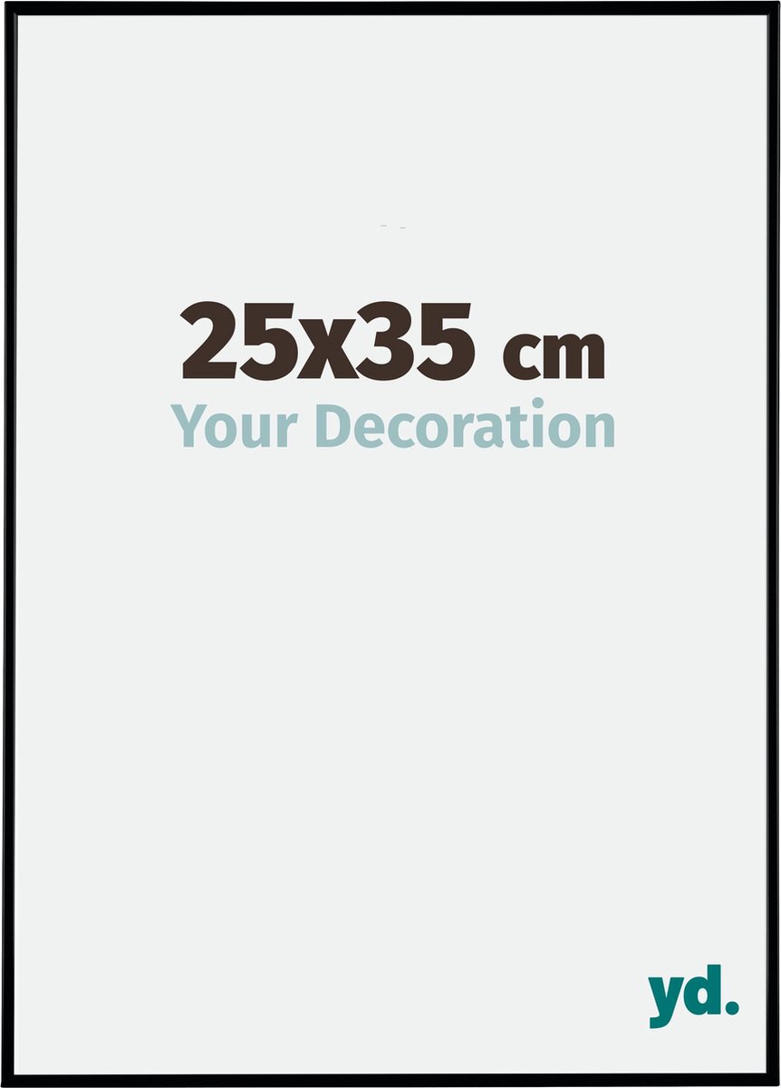Homedecoration Easy - Cadre photo - Format photo 30x50 cm - Plastique -  Noir mat