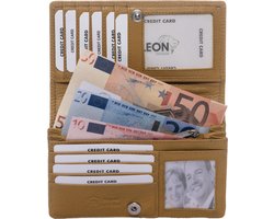 Portemonnee - Portemonnee dames - Portefeuille dames - Beurs - Dames portemonnee - Dames portemonnee leer - Cadeau - Vrouwen cadeautjes - Cadeau voor vrouw - Kado vrouwen - Kado vrouwen verjaardag - Cadeau voor vriendin - Voor haar - Cadeau voor mama