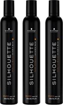 Schwarzkopf Professional - Silhouette Super Hold Mousse - pack économique - 3 x 500 ml